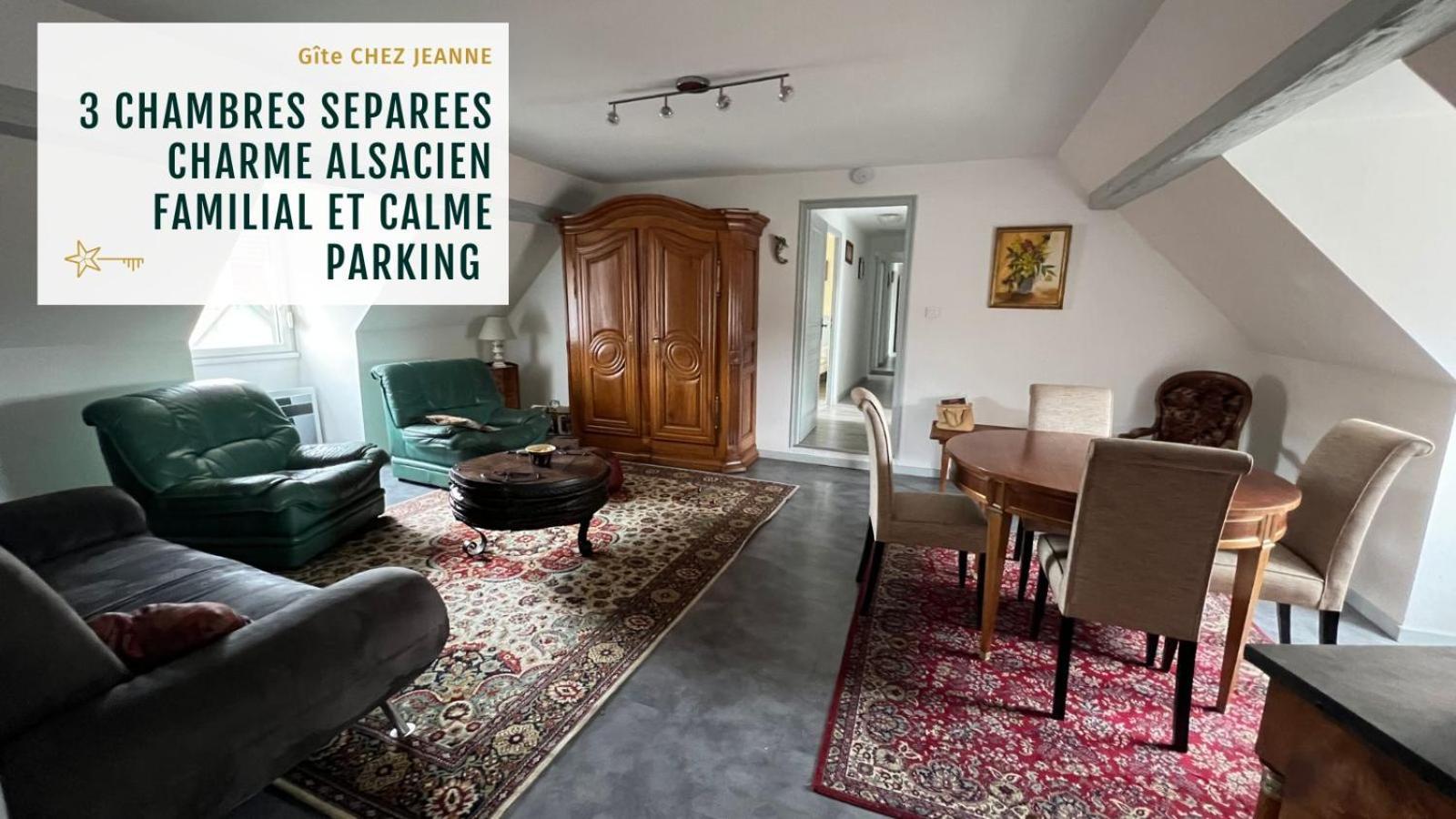 Gite Jeanne Familial - Calme - Parking Ebersheim Kültér fotó